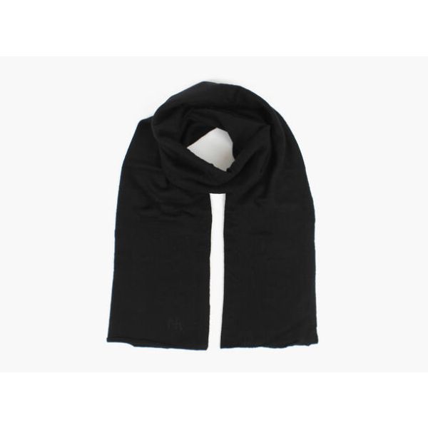 Ada Klassisk Skjerf i Ull og Kasjmir - Sort 