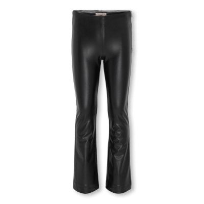 Zeta Faux Lether Flared Pant
