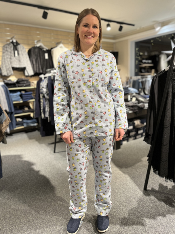 Pyjamas Flanell Kaffekopp - Image 1