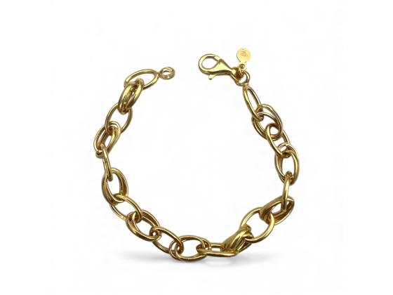 Forgylt sølv armbånd