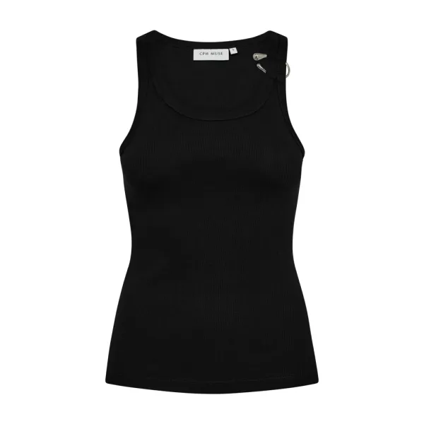 Siv Top Blk
