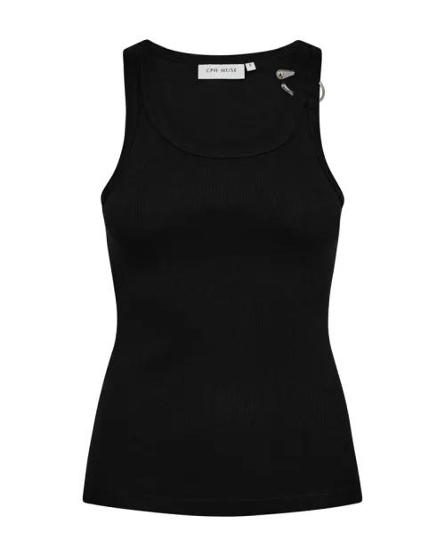 Siv Top Blk