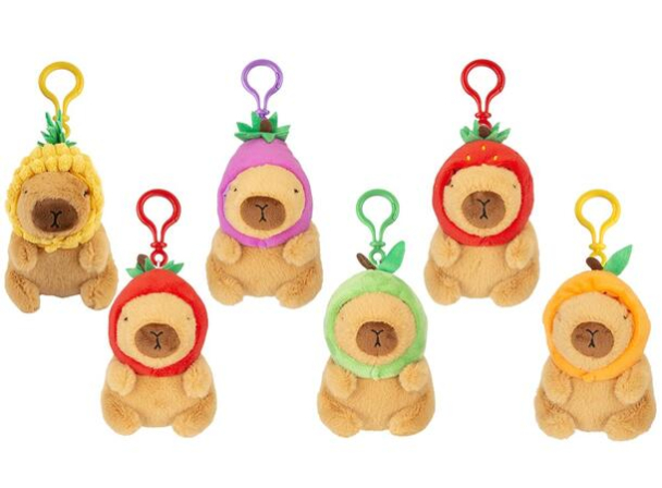 Capybara clip on, frukt
