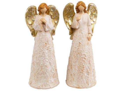 Engel beige gullvinger pr stk