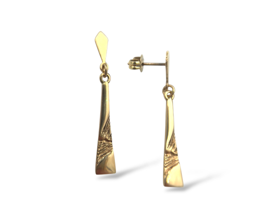 Klosterfoss Vintage - Gull øreheng 585