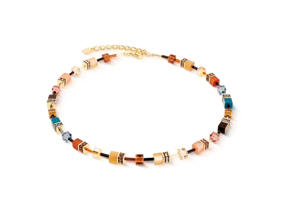 GEOCUBE Necklace Iconic Earth Mirage Gold