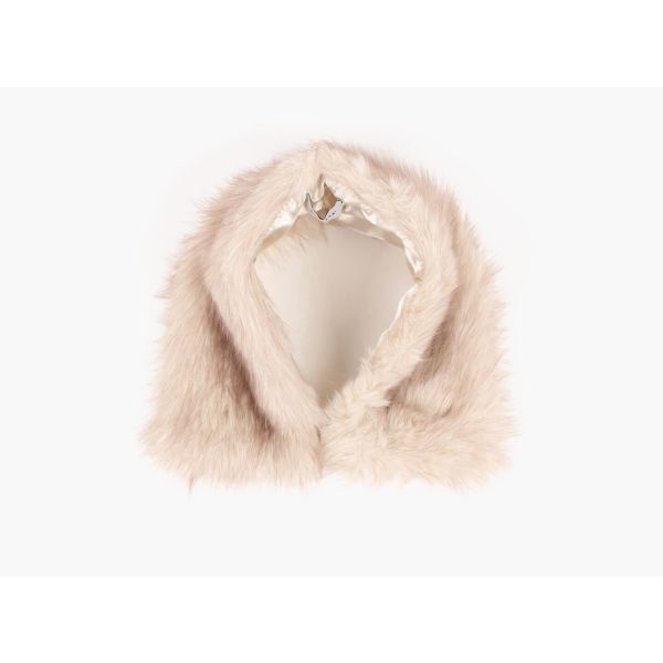 Karen Krage i Fuskepels - Beige