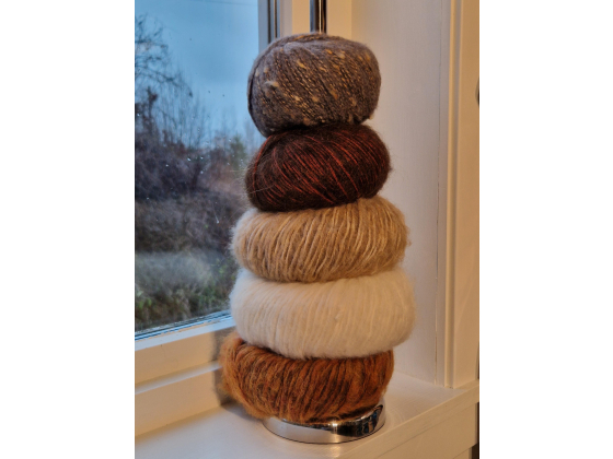 Garnpakke naturfarger