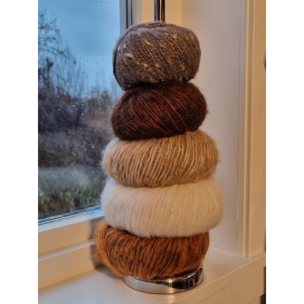 Garnpakke naturfarger