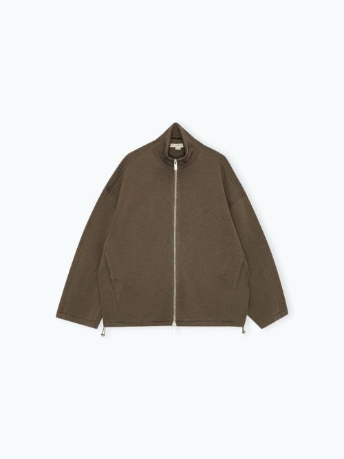 Soft Zipped Jacket Chocolate Martini