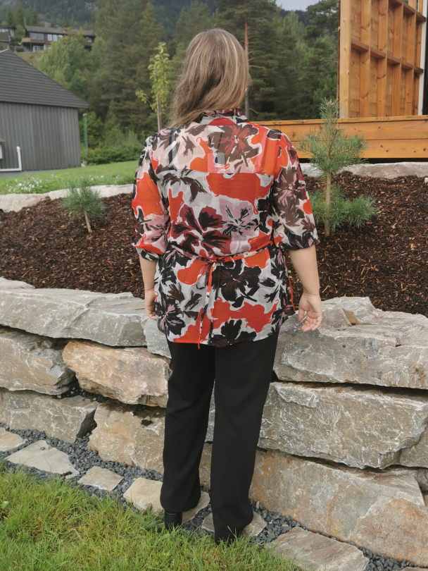 Ze-Ze Clio bluse med 3/4-dels arm - Image 9