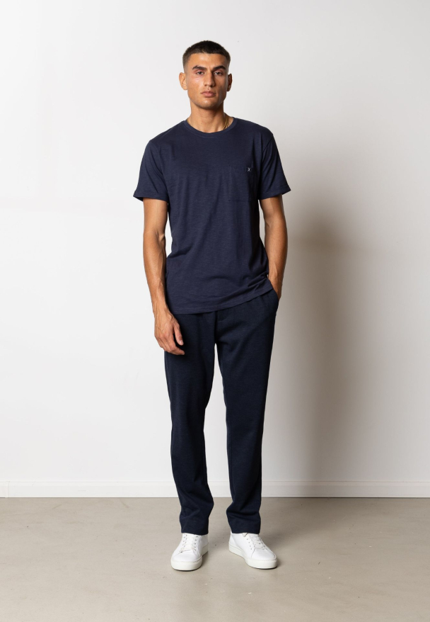 Kolding økologisk t-shirt, navy - Image 2
