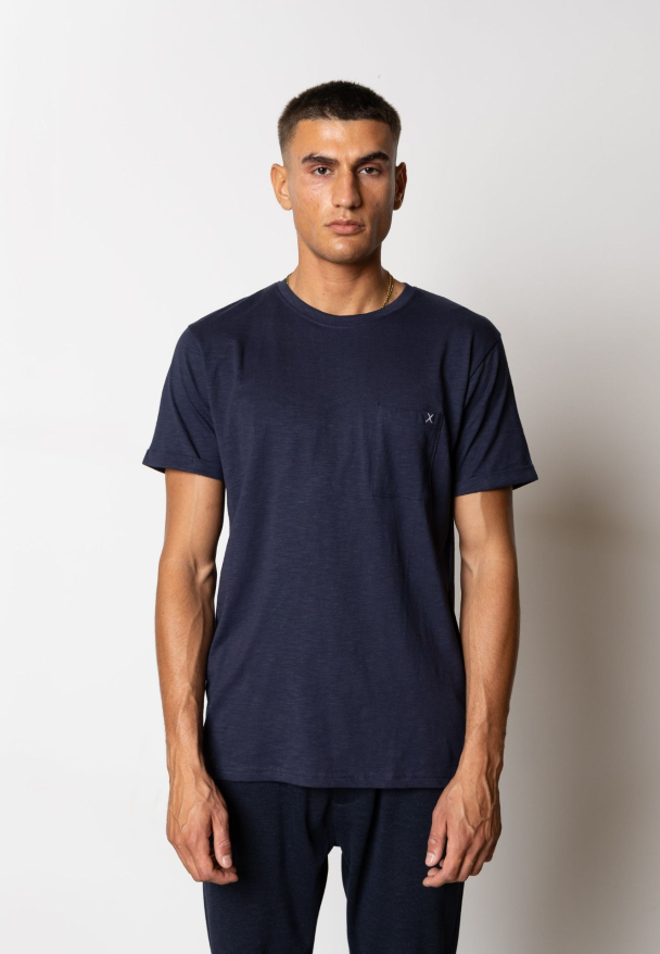 Kolding økologisk t-shirt, navy - Image 1