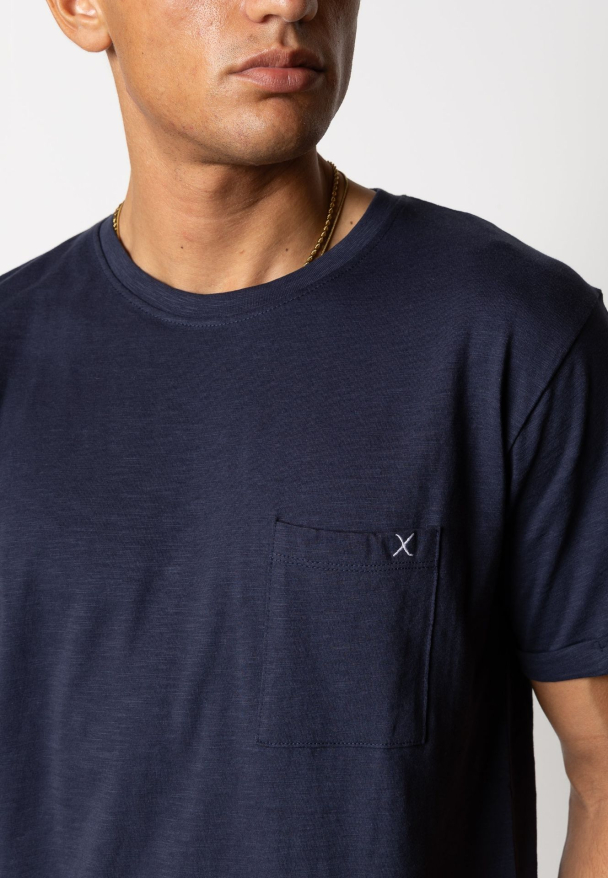 Kolding økologisk t-shirt, navy - Image 4