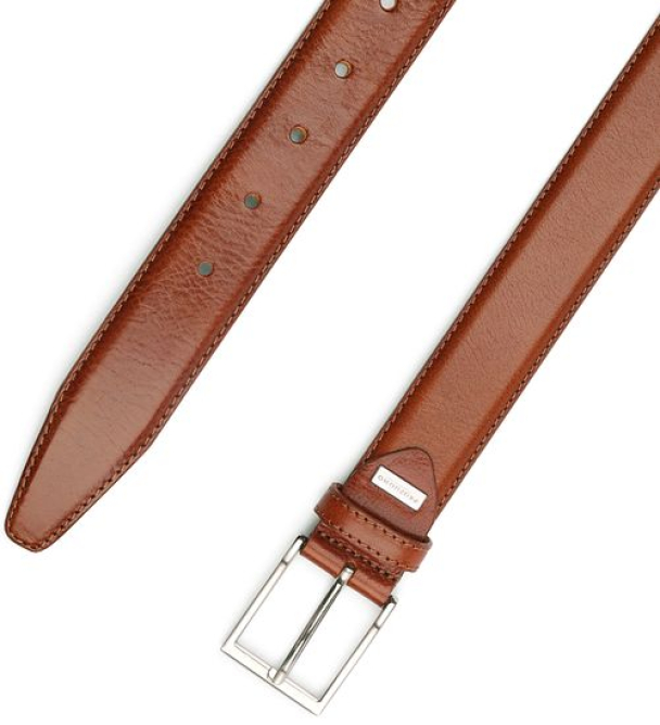 Profuomo skinnbelte, brunt - Image 4