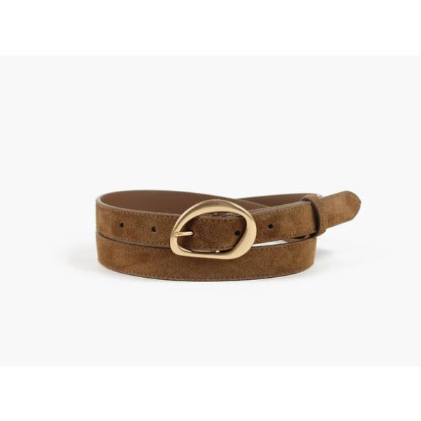 Mia smalt belte i skinn