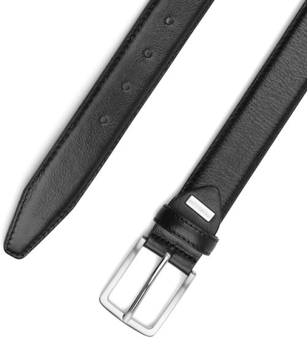 Profuomo skinnbelte, svart - Image 2