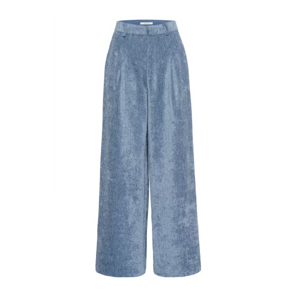 Vally Wide Pants - Denim Blue 