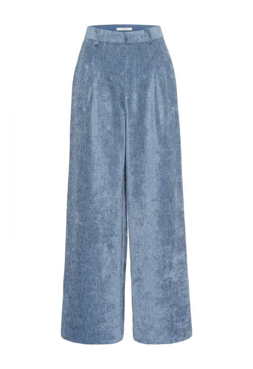 Vally Wide Pants - Denim Blue 