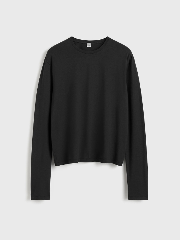 Classic Long-Sleeve Tee Black - Image 5