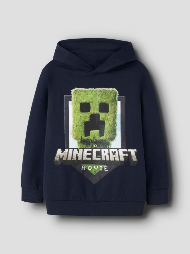 NKMOl Minecraft hettegenser, navy - Image 1