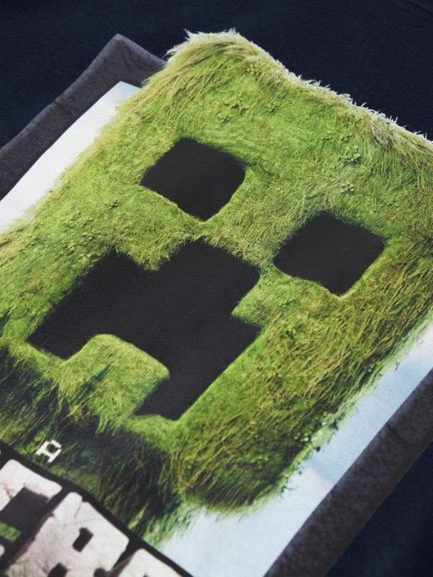 NKMOl Minecraft hettegenser, navy - Image 3