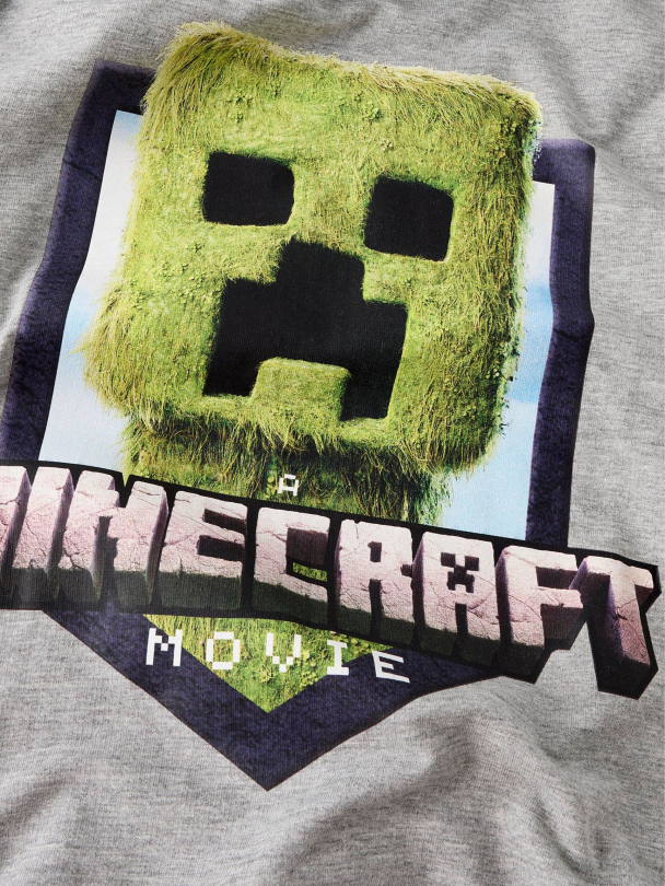 NKMOl Minecraft hettegenser, grå - Image 3