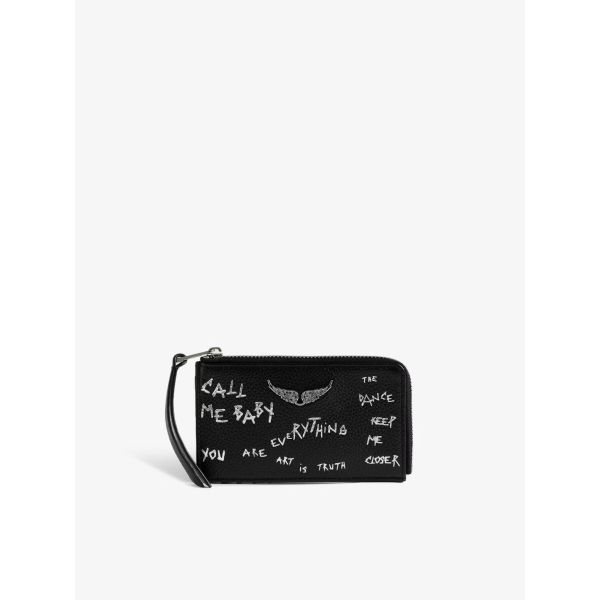 Zv Card Grained Graffiti - Black 