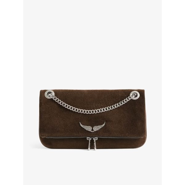 Rock ll Suede Cloutch - Wood 