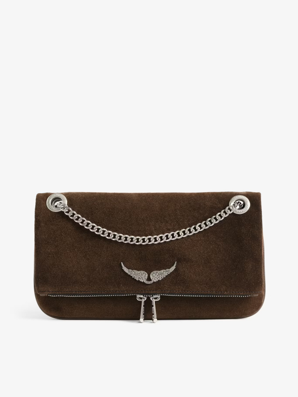 Rock ll Suede Cloutch - Wood  - Image 1