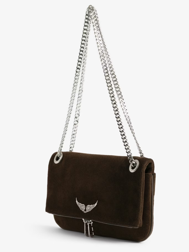 Rock ll Suede Cloutch - Wood  - Image 2