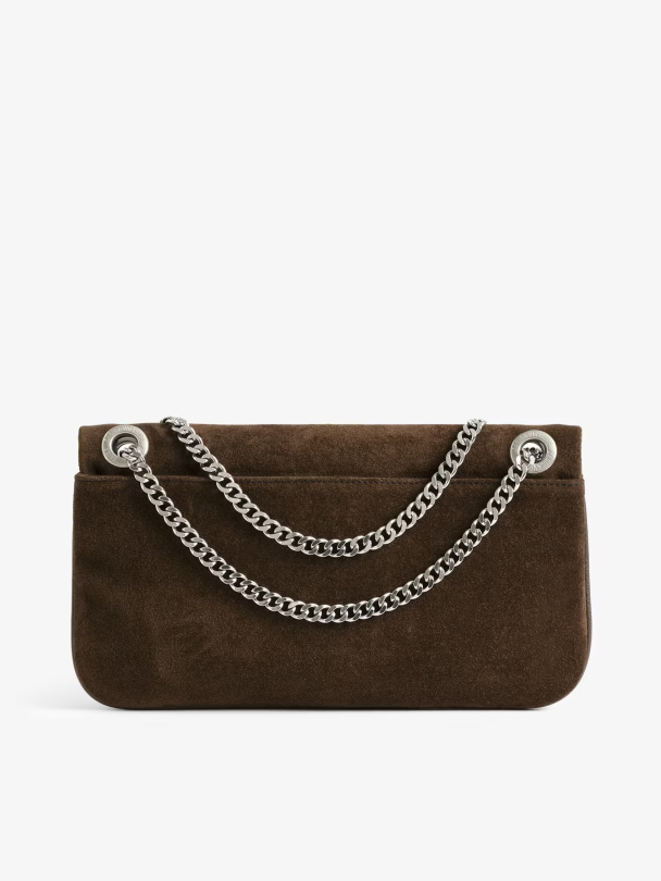 Rock ll Suede Cloutch - Wood  - Image 3