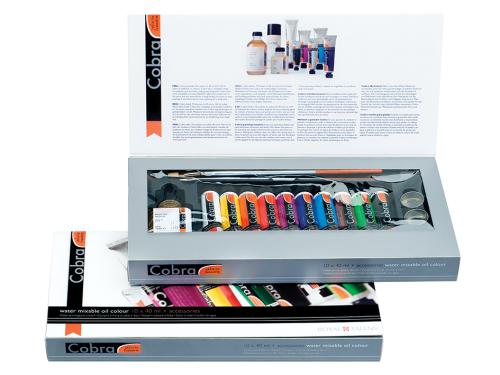 Cobra Artist – Gift Set – 10x40ml + tilbehør