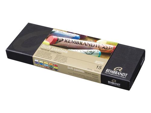 Rembrandt Soft Pastel Sett – Starter Set – 15 farger