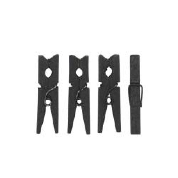 Klesklyper Sorte 35mm, 24stk