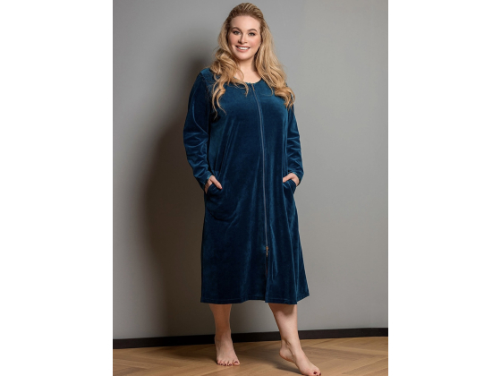 Dr&oslash;bak Motehus Plaisir 3056 Morgenk&aring;pe velour med glidel&aring;s