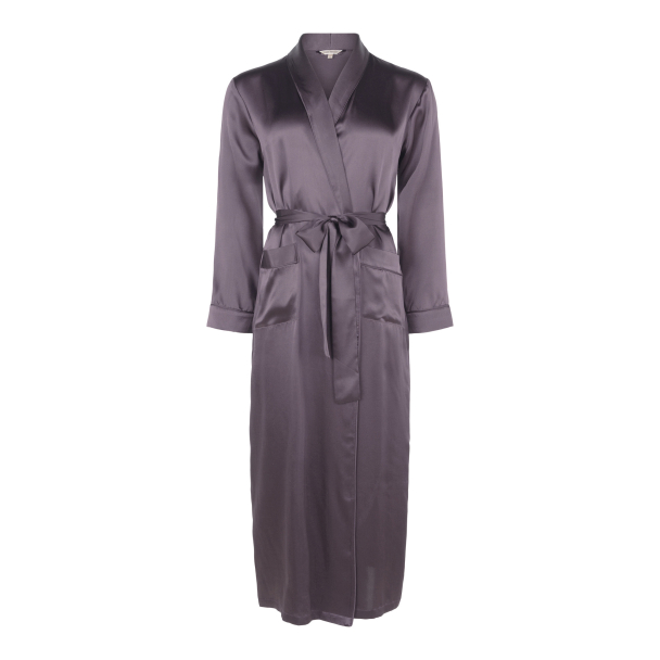 Wiki Lady Avenue 25-80445 Pure Silk Morgenkåpe - Image 2
