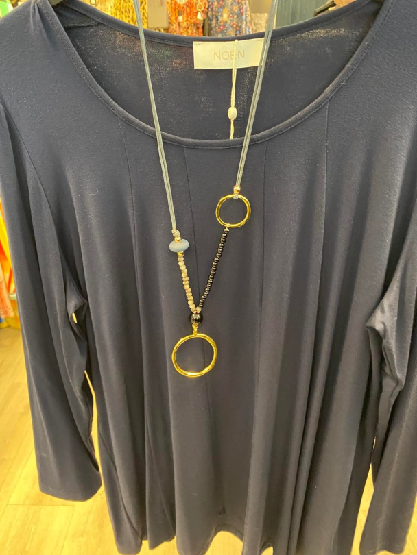 Smykke med ring og perler B23011 - Image 3