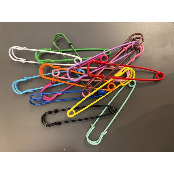 Sikkerhetsn&aring;l i artige farger