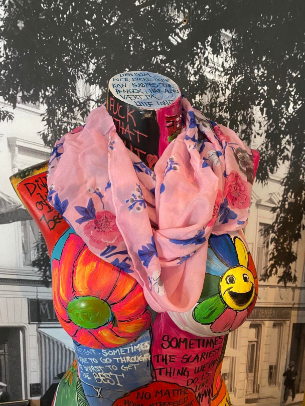 DIZ Tubeskjerf med print 5329 - Image 3