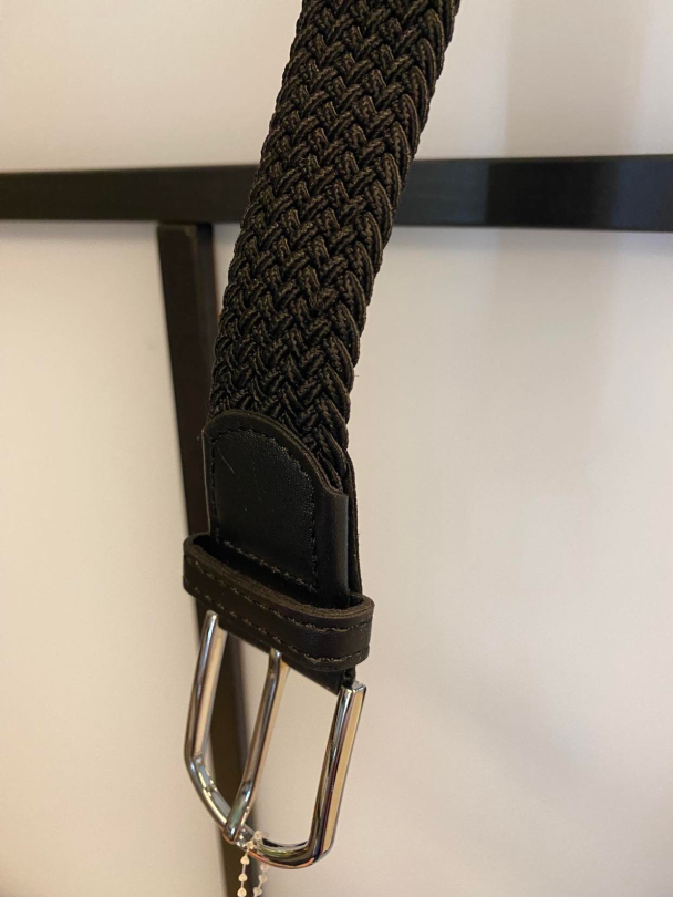 INTEX Strikkbelte med skinn 3,5 cm 038508 - Image 2