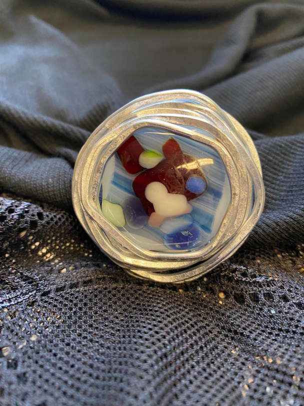 Daniella Flerfarget Ring Nr 7