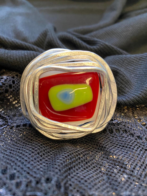 Daniella Flerfarget Ring Nr 12