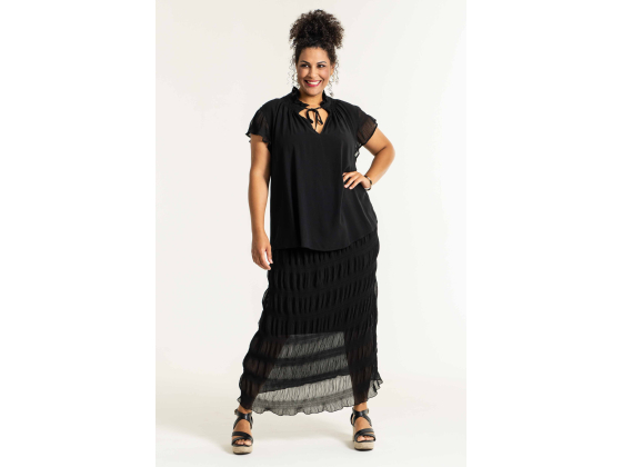 STUDIO DAGMAR Blouse Med Shiffon arm S233876