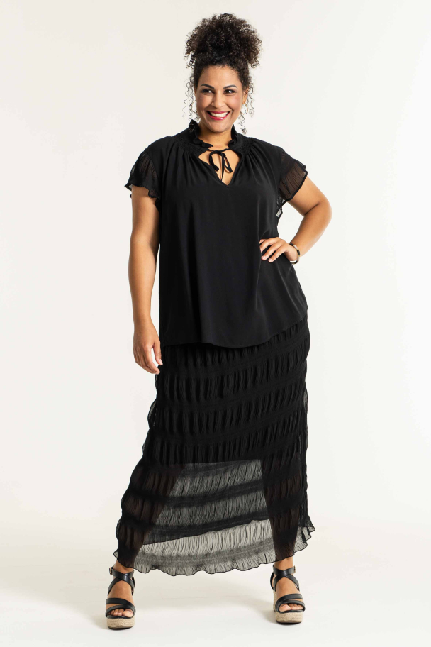 STUDIO DAGMAR Blouse Med Shiffon arm S233876 - Image 1