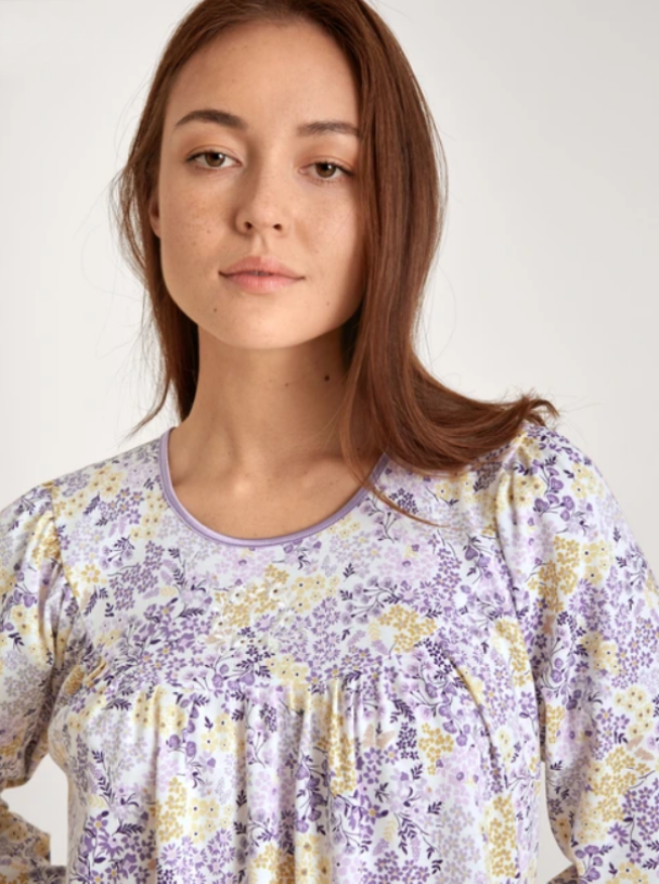 CALIDA Soft Cotton Nattkjole Lang arm 33000 - Image 4