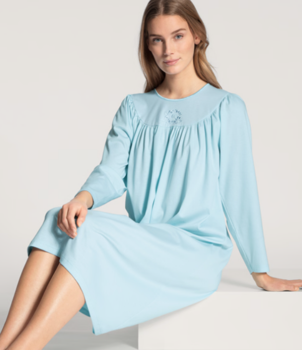 CALIDA Soft Cotton Nattkjole Lang arm 33000 - Image 1
