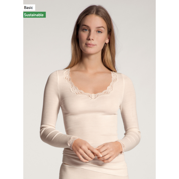 CALIDA Richesse Lace Shirt Long Sleeve 15990