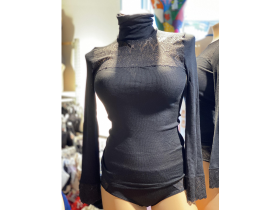 CALIDA SILKY WOOL GLAM Top Longsleeve-Turtleneck 15997