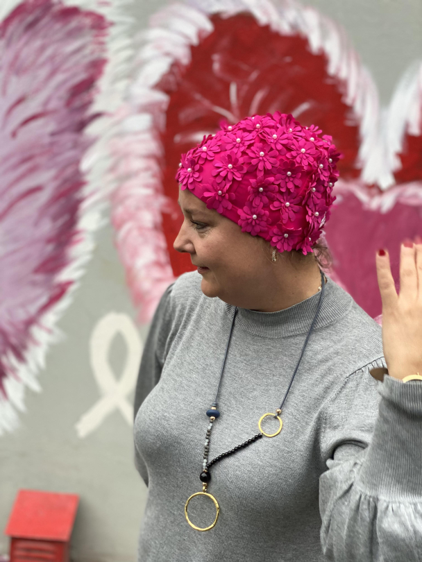 BIBBA BADEHETTE Med Blomster 66 - Image 5